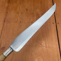 Meadow City Cutlery Co Carving Set Carbon Steel & Stag ~1900-1920