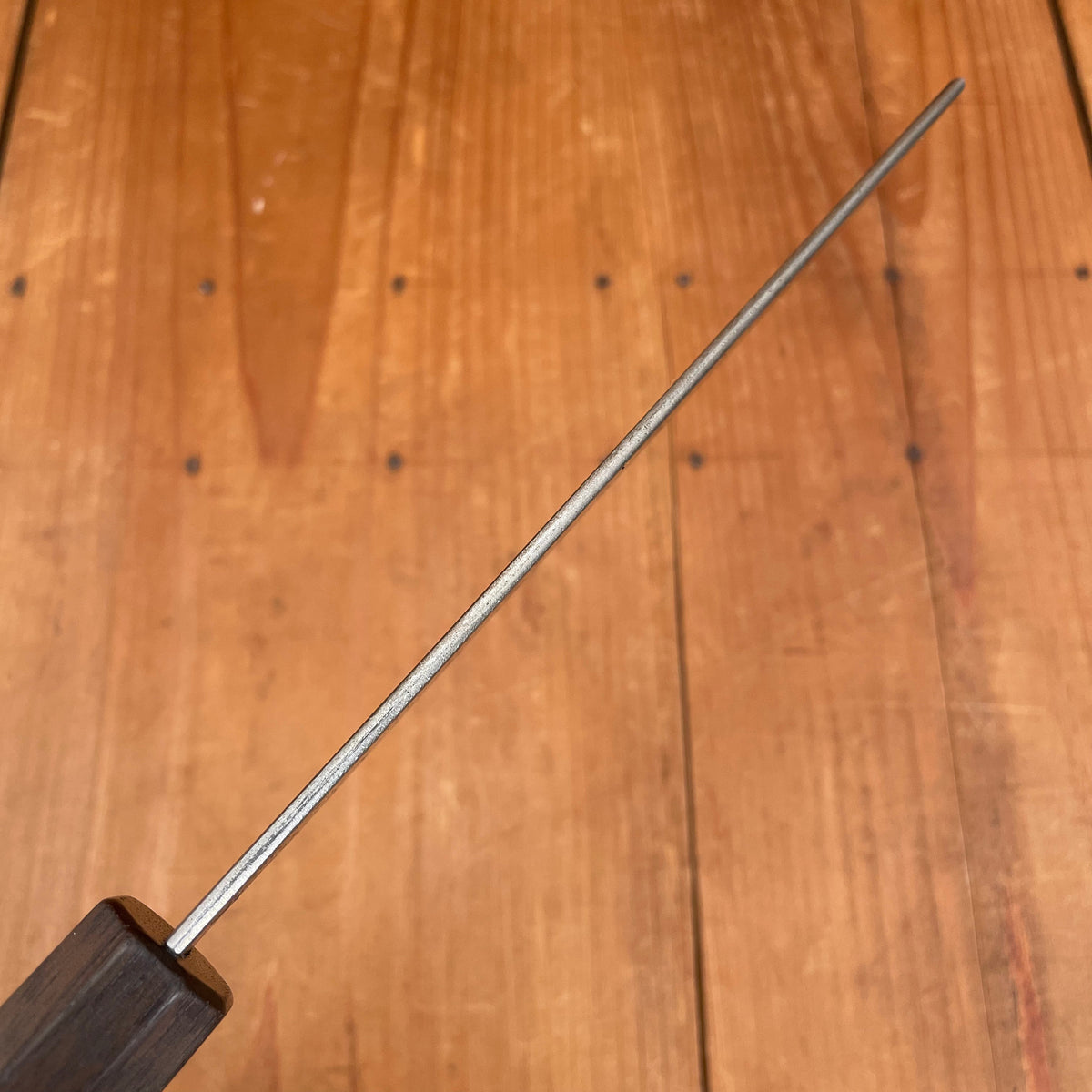 Alma Knife Co. Nakiri 52100 Nashiji - Wenge African Blackwood