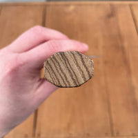 Isamitsu 240mm Gyuto Stainless Clad Shirogami 1 Kurouchi Taihei Zebrawood Handle