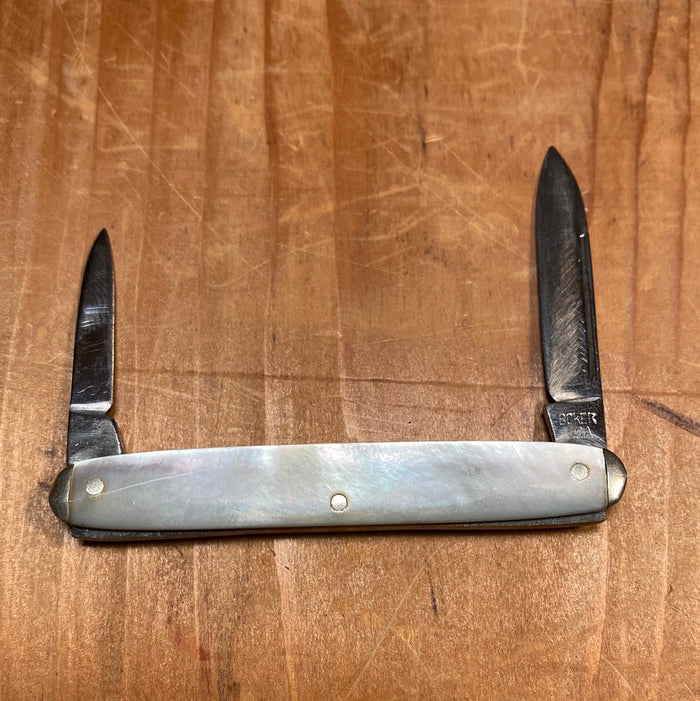 Boker USA 2 7/8” Pen Knife Mother of Pearl no.2159 1917-1986