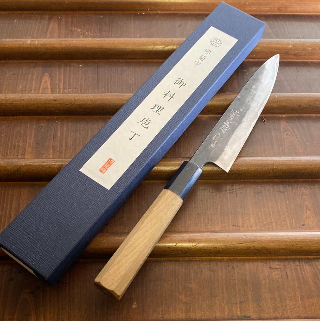 Sakai Kikumori 150mm Wa Petty - Shirogami 1 - Kurouchi