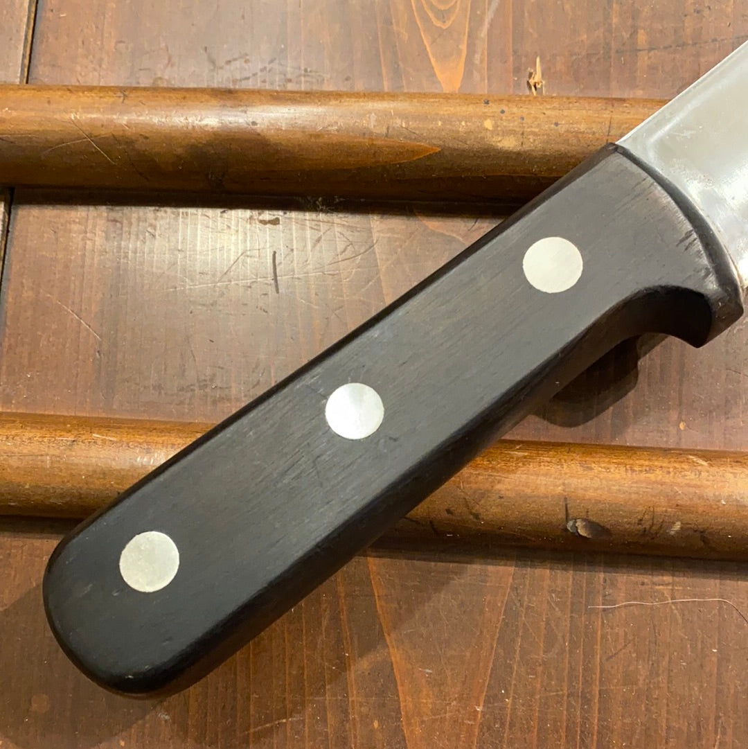 J A Henckels 10” Scimitar Carbon Steel 48-10” Solingen VGC 1950s