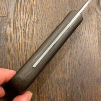 J A Henckels 5.5” Stiff Narrow Boning Knife Carbon Steel Walnut 2 Rivets 1950s