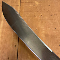 Nichols Bros 10” Bullnose Scimitar Carbon Shear Steel 19th C - Early 20th