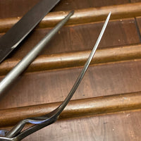 American Cutlery Co 3pc Carving Set Carbon Steel Stag c1900-1920
