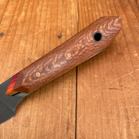 Alma Knife Co. Paring Knife AEB-L - Leopardwood/ Mexican Blanket Micarta Handle