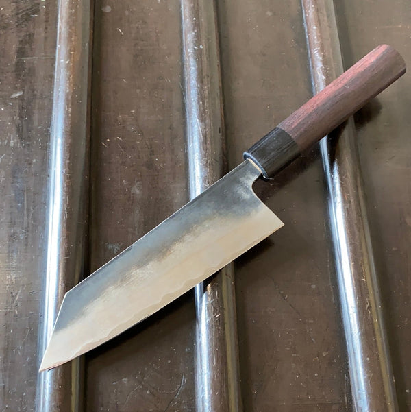 Hitohira MS 170mm Bunka Iron Clad Shirogami #2 Kurouchi Rosewood