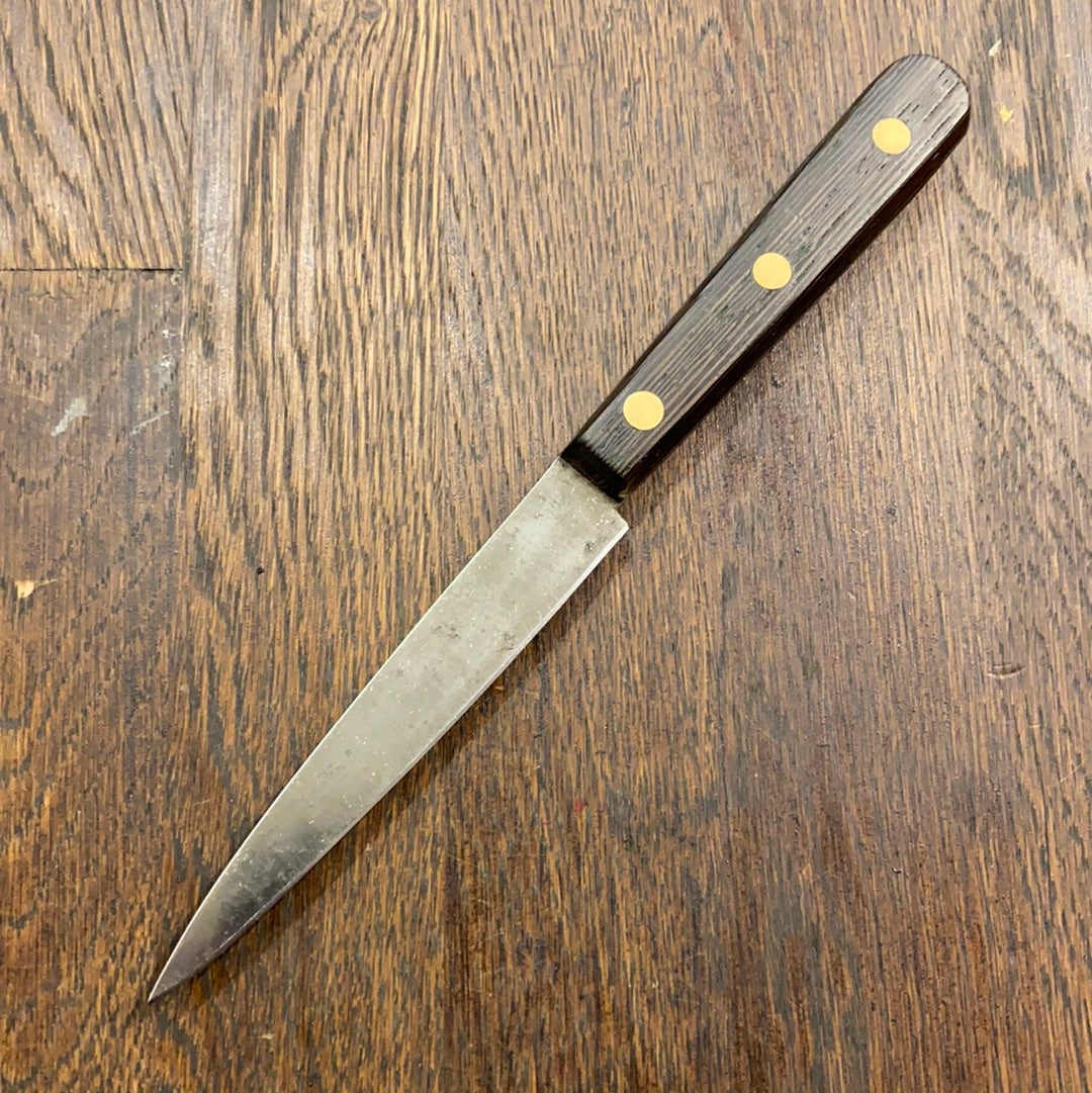 K Sabatier Jeune French Paring Knife Carbon Steel Wenge 1960s
