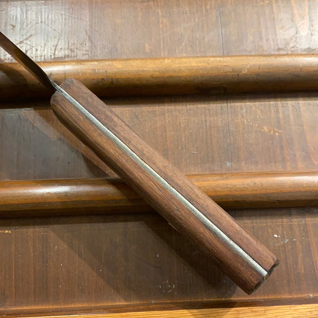 Unmarked 12” Scimitar Carbon Steel American 1930-60s