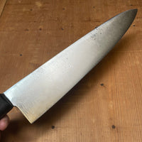 American 10" Chef Knife Carbon Steel & Rosewood ~1930's-60's