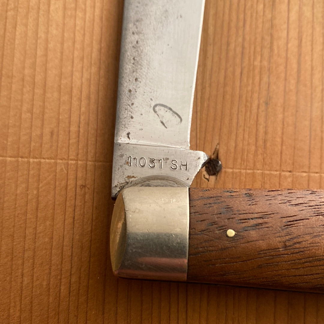 Case XX 11031 SH 3 3/4” Sheepsfoot Jack Walnut 1970 10 dots