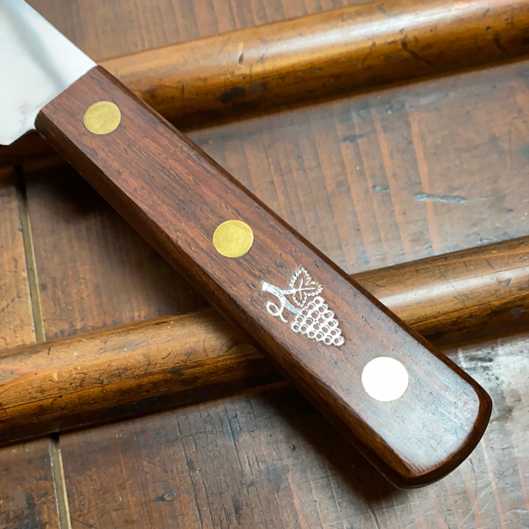 K Sabatier Jeune 8” Bullnose Butcher Knife Carbon Steel 1960’s