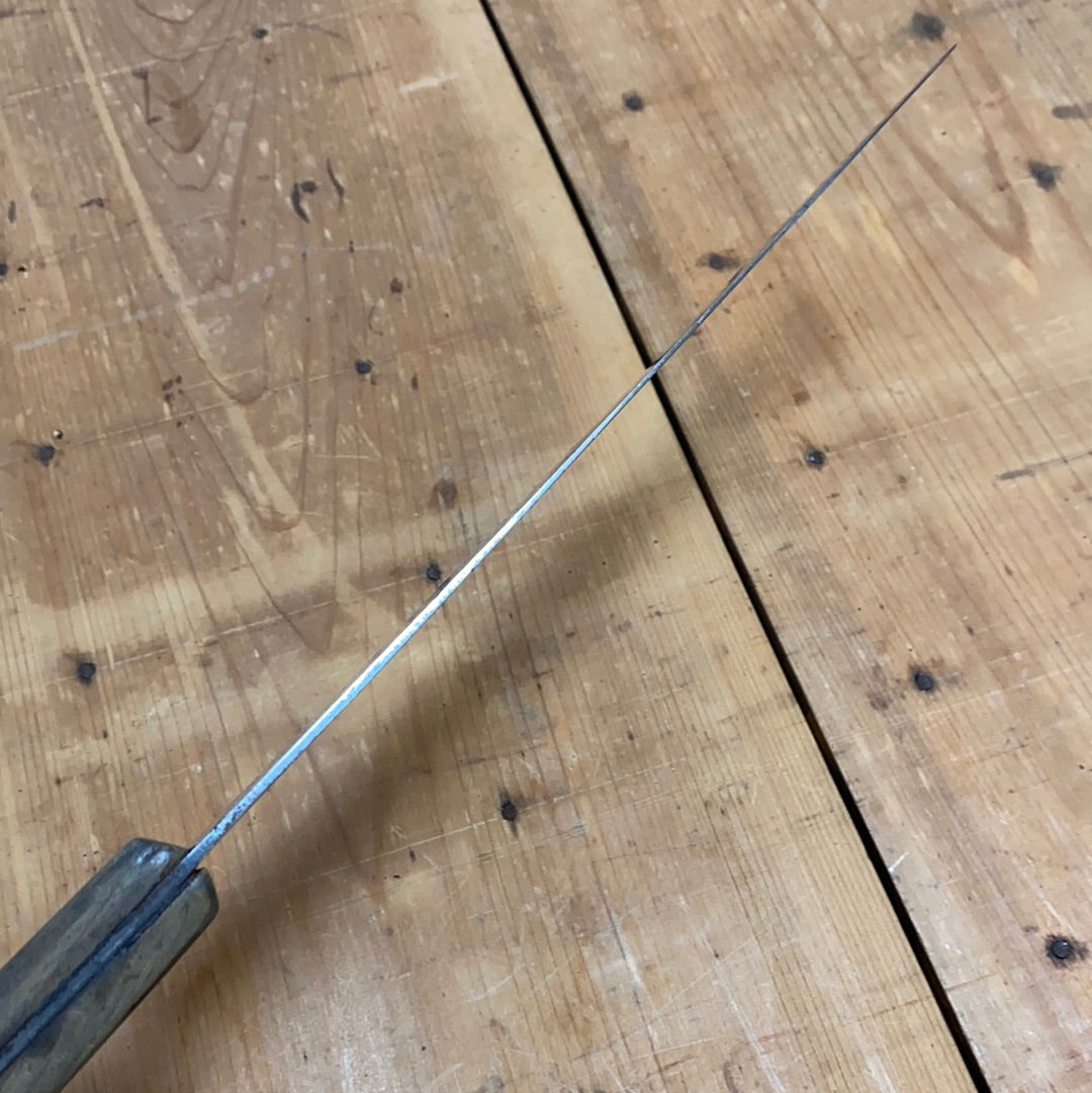 J A Henckels 10” Chef Knife Carbon Steel 1950’s-60’s 225-10”