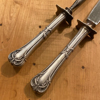 Keen Kutter Carving Knife & Steel Carbon Steel & Silverplate 1920’s?