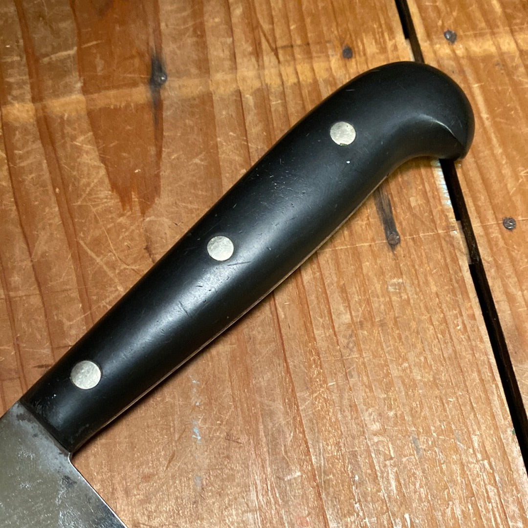 Dexter Harrington Cutlery Co 9.75" Chef Carbon Steel Gutta Percha 1902-1920's