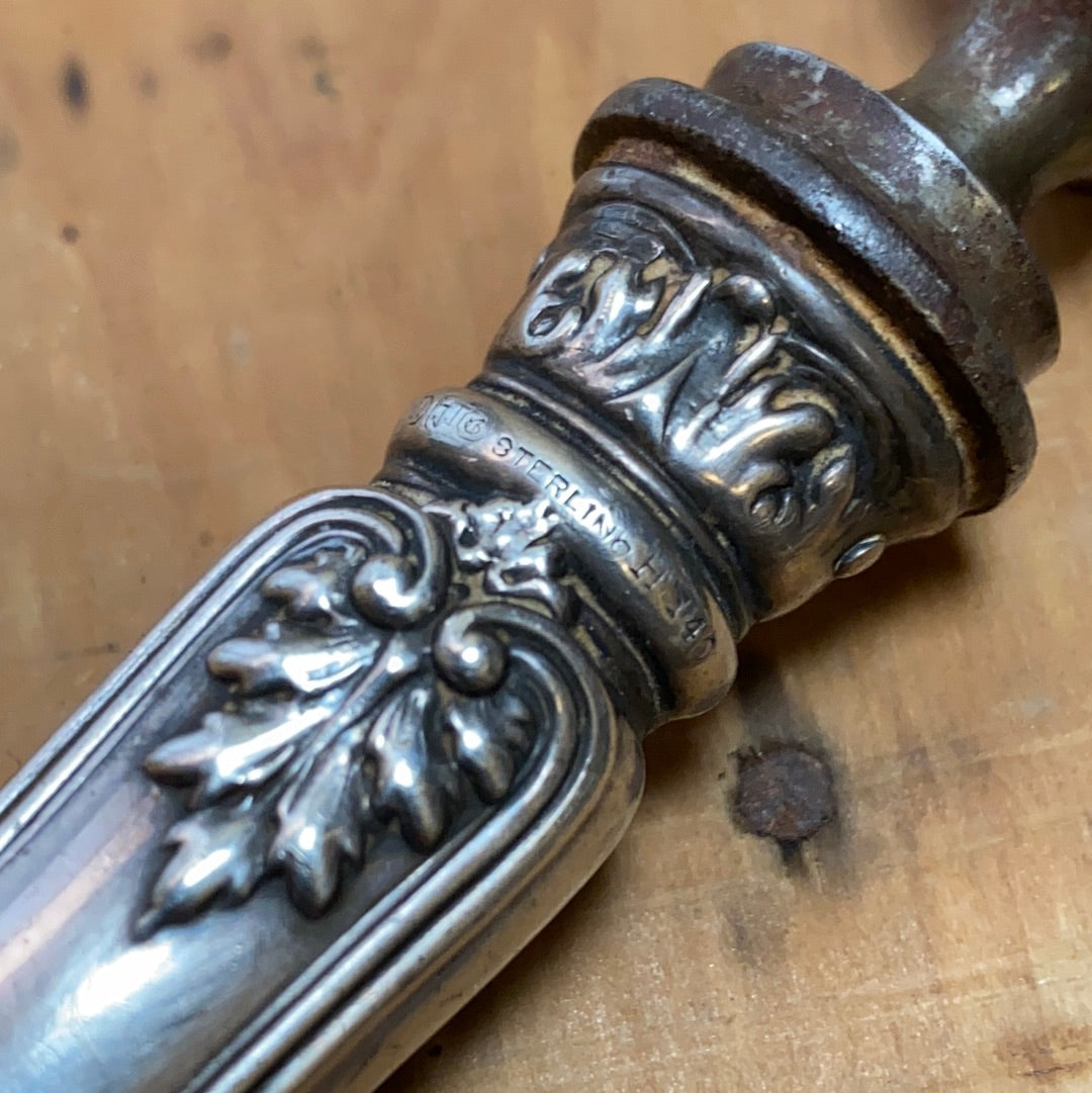 Joseph Rodgers Sheffield Knife Sharpeners Sterling Victorian & Stag Edwardian