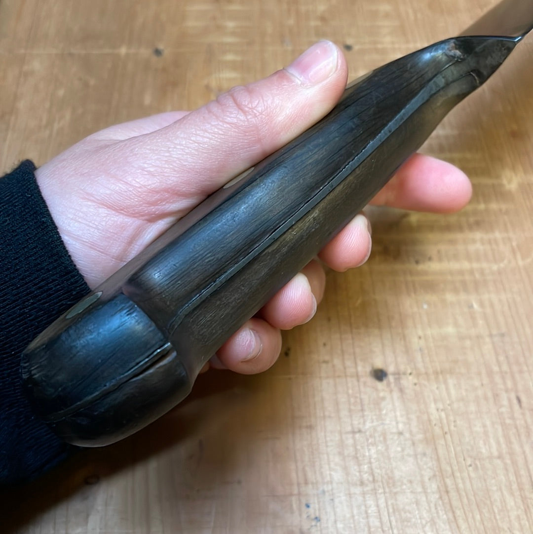 N Schreiber & Sons 10" Hand Forged Carbon Steel Slicer 1950s