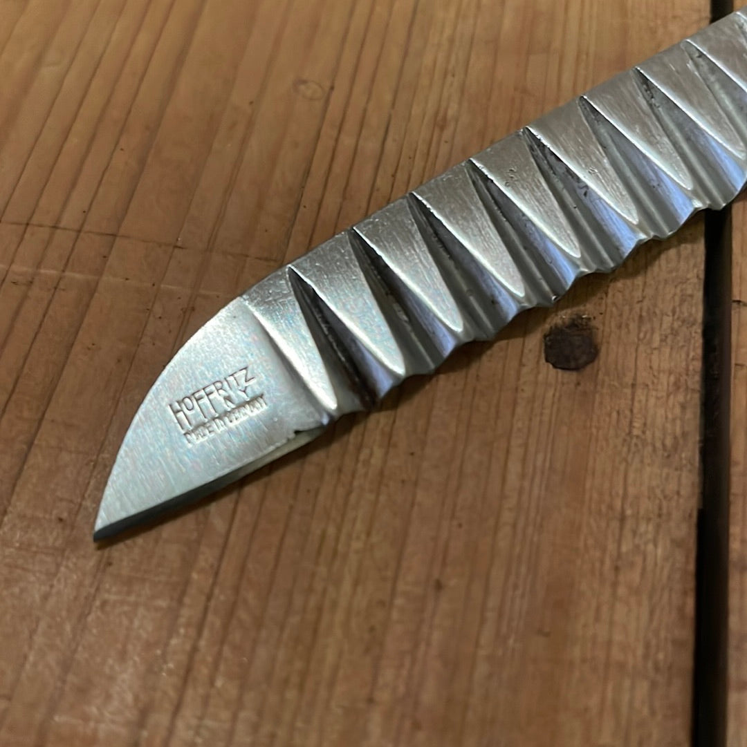 Henckels Hoffritz Garde Mange Fluted Knife Stainless 1950s