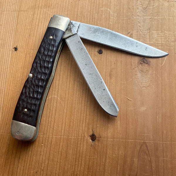 Case XX Trapper 6254 Redbone 4 dots 1976