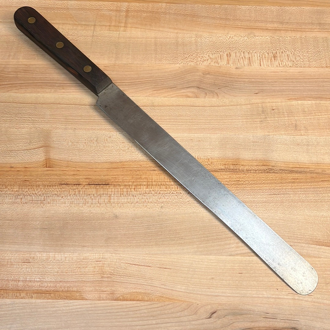 Lamson 12" Roast Beef Slicer Carbon Steel Rosewood 1940-60s
