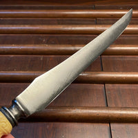 Landers Frary & Clark Aetna Works Carving Set Molded Celluloid & Carbon Steel