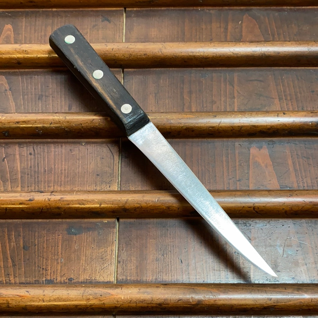 K C Seelbach 5.75” Semi Flex Boning Knife Carbon Steel Solingen 1950’s