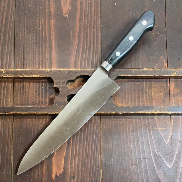 Masakane 210mm Gyuto SK Carbon Steel Pakka Handle New Old Stock
