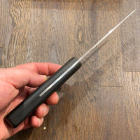 J. A. Henckels 5.25” Stiff Narrow Boning Knife Carbon Steel Walnut 3 Pins & Rivet 1950’s?