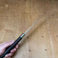Nogent Style 8.8" Slicer Carbon Steel Ebony Nickle