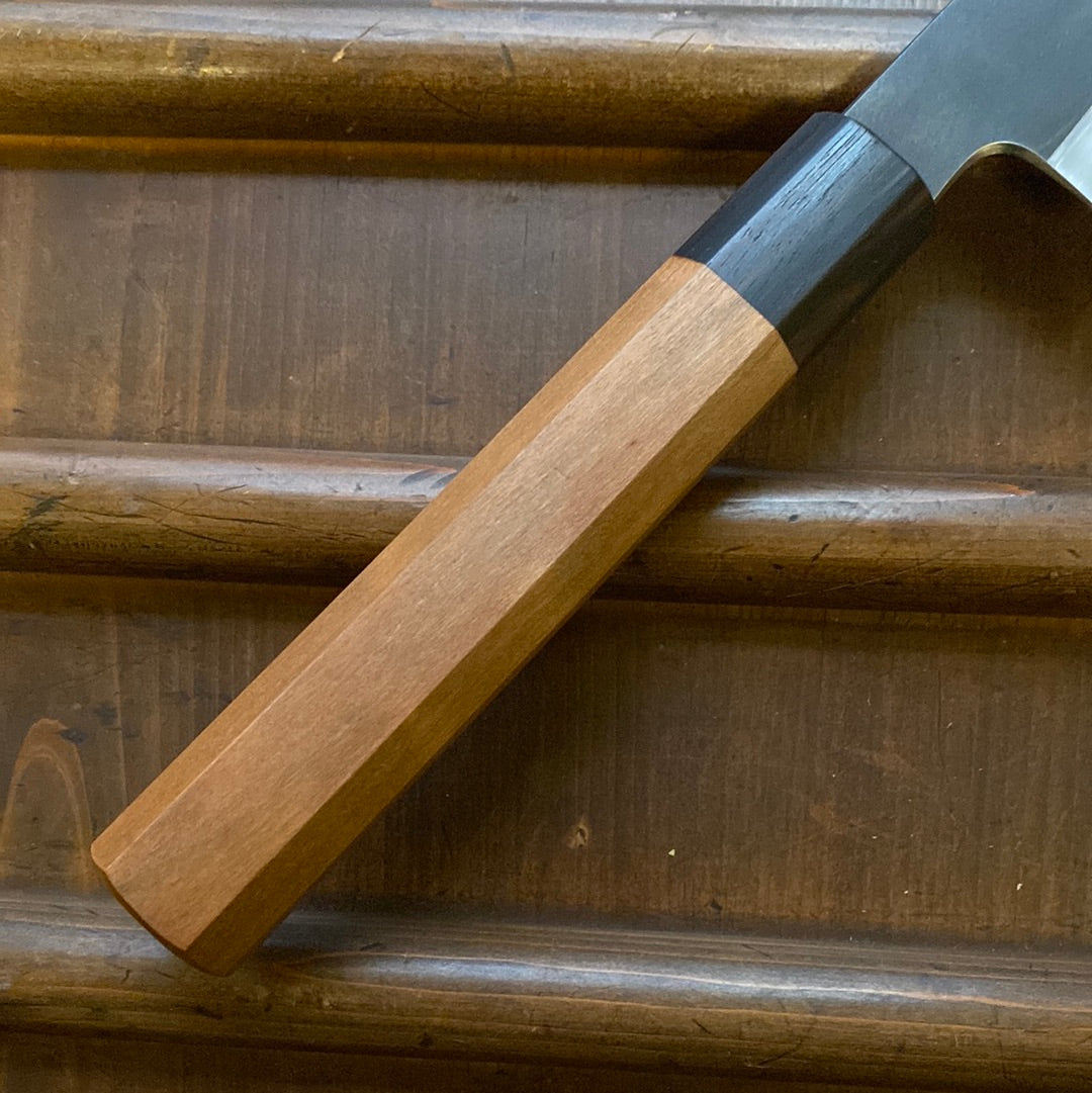 Hitohira Kikuchiyo Kyuzo 210mm Gyuto Iron Clad Shirogami 2 Oct Cherry / Ebony