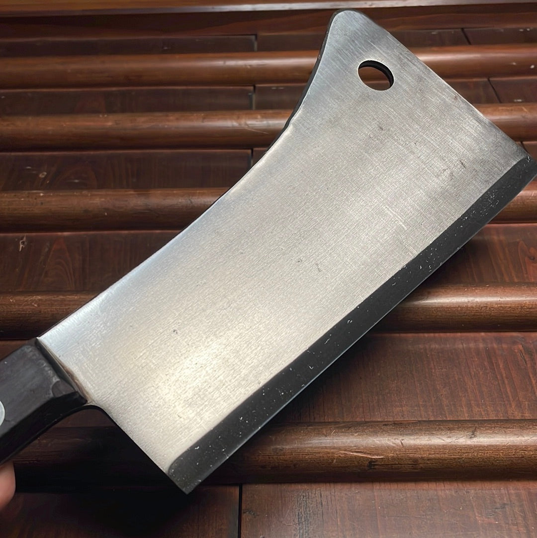 Landers Frary & Clark Universal 8" Cleaver Carbon Steel Rosewood 1920s-30s