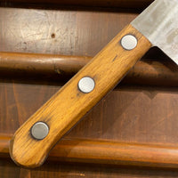 Unmarked 12” Chef Knife Carbon Steel American 1930’s-50’s Lamson?