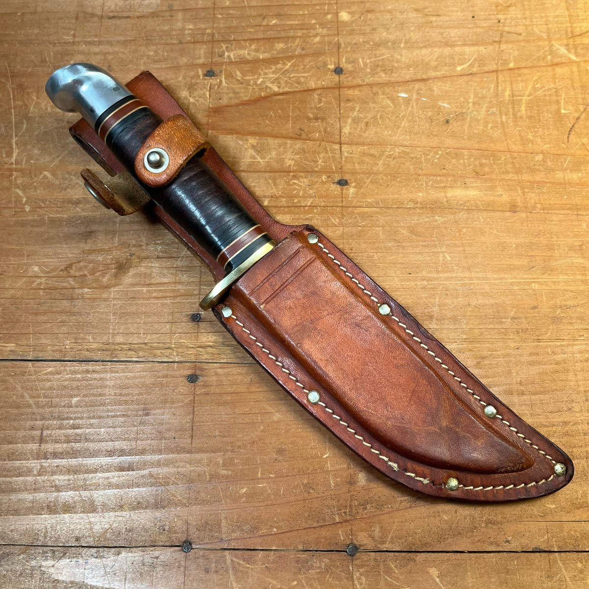 Western USA 4.5” Fixed Blade Knife Boulder Colo. 1978-84