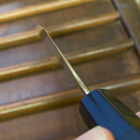 Yoshimi Kato 240mm Gyuto Stainless Clad Aogami Super Ebony Horn