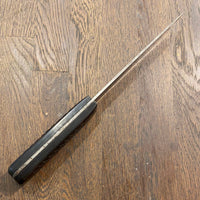 Unmarked 6” Boning Knife Wide Stiff Carbon Steel Custom Handle