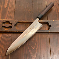 Ohishi 240mm Gyuto SLD Tsuchime Hammer Mark