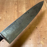Clyde or Ontario 12” Carbon Steel Chef Knife for US Military 1950’s-70’s