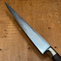 Nogent Style 8.8" Slicer Carbon Steel Ebony Nickle