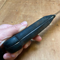 Unmarked 10.25" Slicer Carbon Steel Hand Forged Solingen 1950s-70s