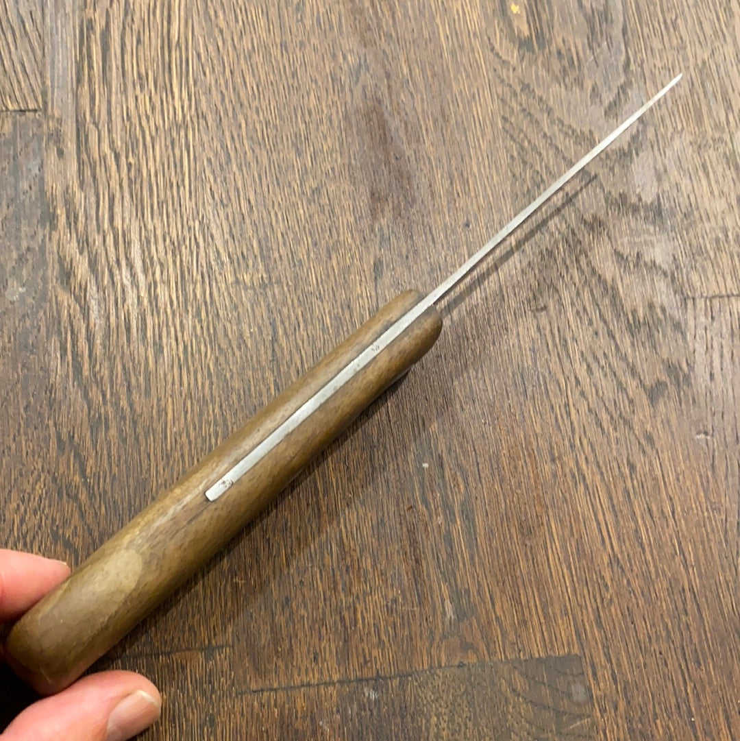 Unmarked German (Henckels?) 3.75” Boning Knife Carbon Steel