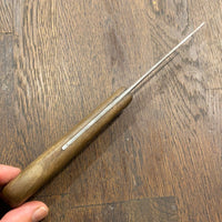 Unmarked German (Henckels?) 3.75” Boning Knife Carbon Steel