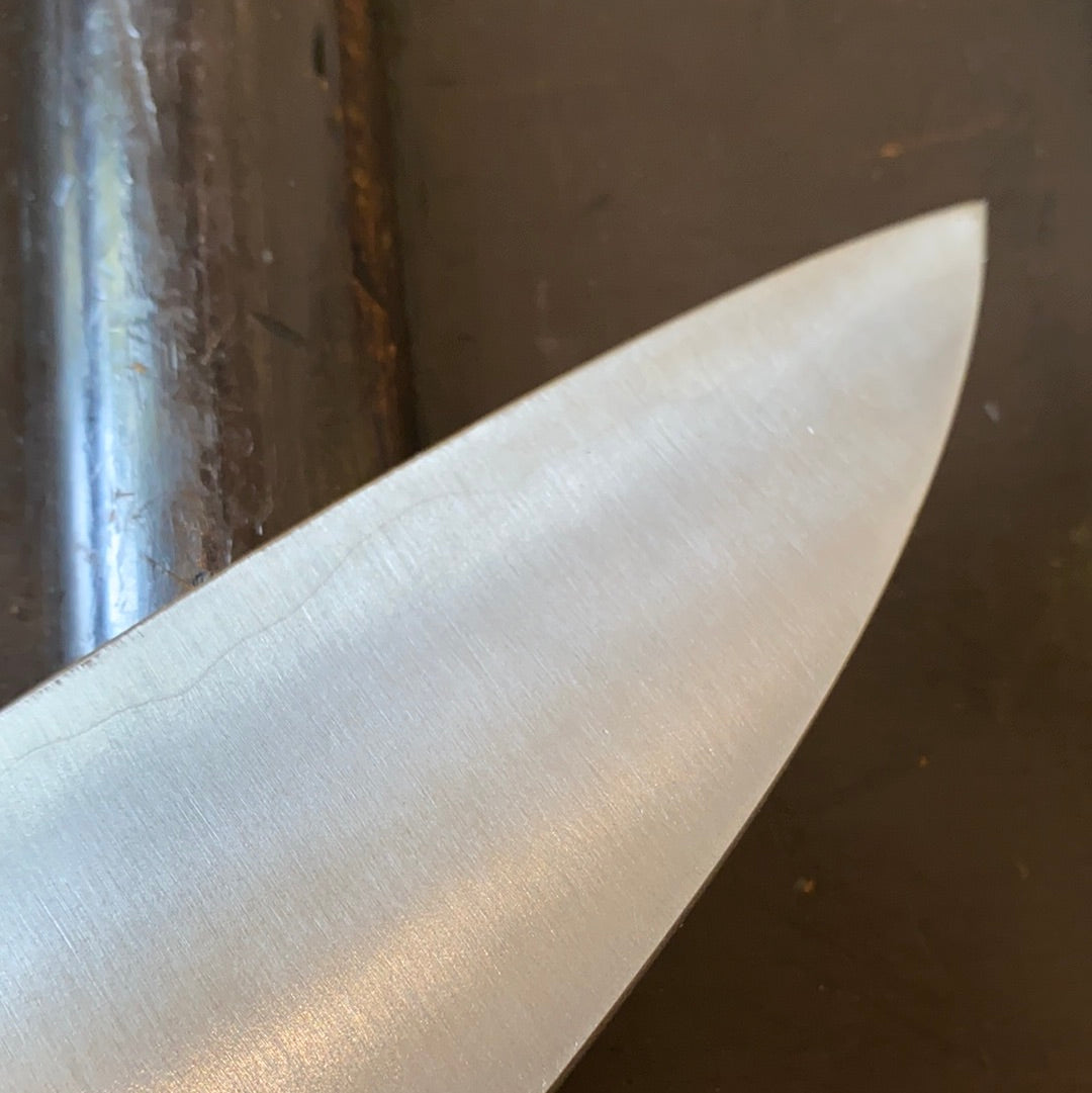 Teruyasu Fujiwara ‘Teruyasu’ 240mm Mioroshi Deba Shirogami 1 Kasumi Western Handle