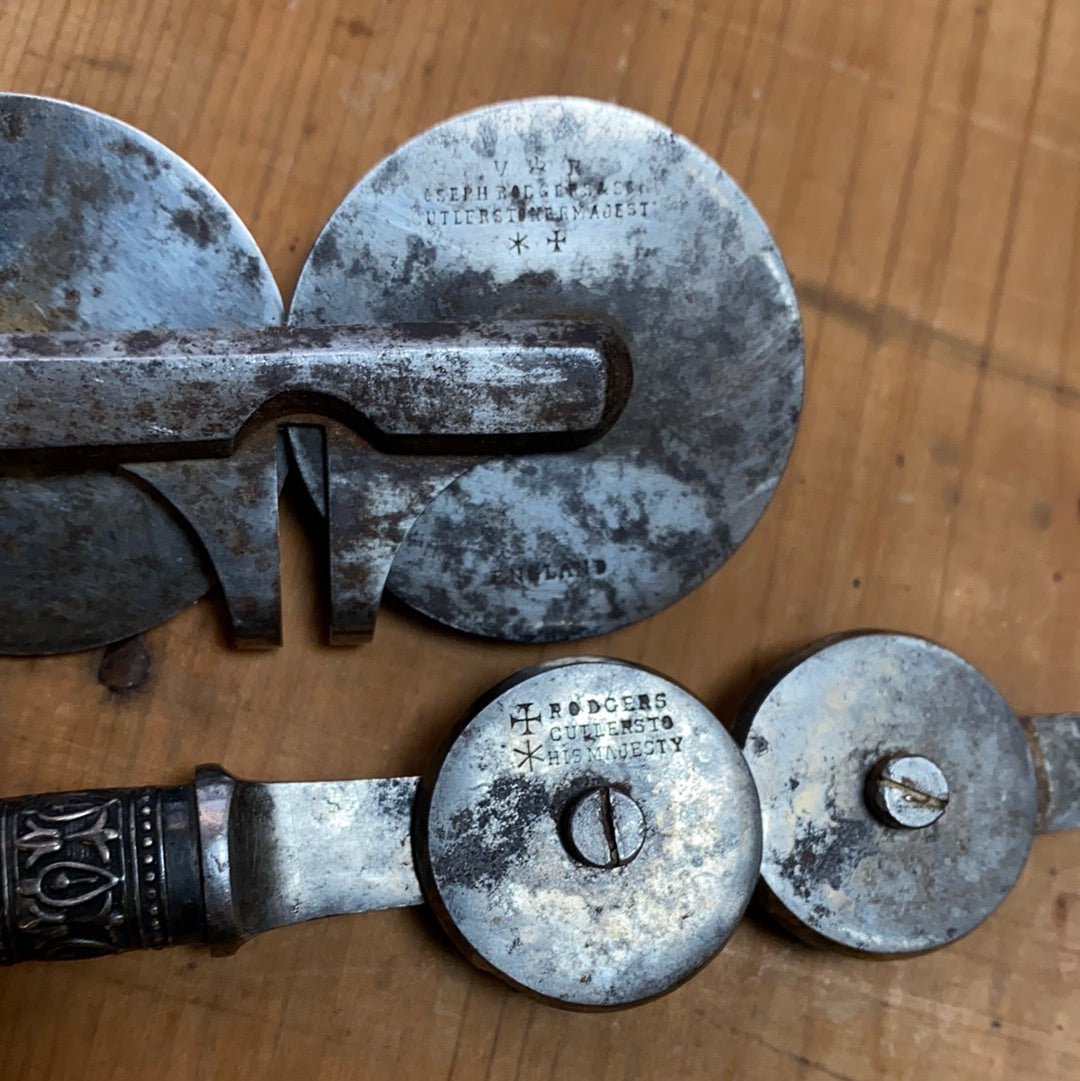Joseph Rodgers Sheffield Knife Sharpeners Sterling Victorian & Stag Edwardian