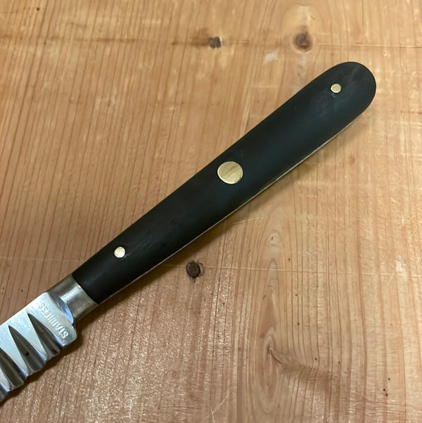 Henckels Hoffritz Garde Mange Fluted Knife Stainless 1950s