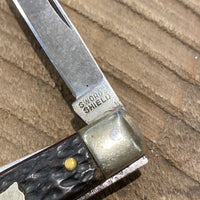 Sword & Shield 3” Stockman Folder Solingen 1960’s