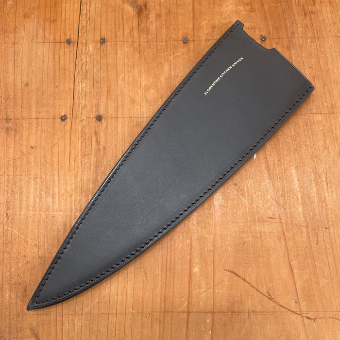 Florentine Kitchen Knives Chef Black Leather Sheath