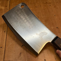 American 8" Cleaver Carbon Steel & Rosewood 1960's-70's?