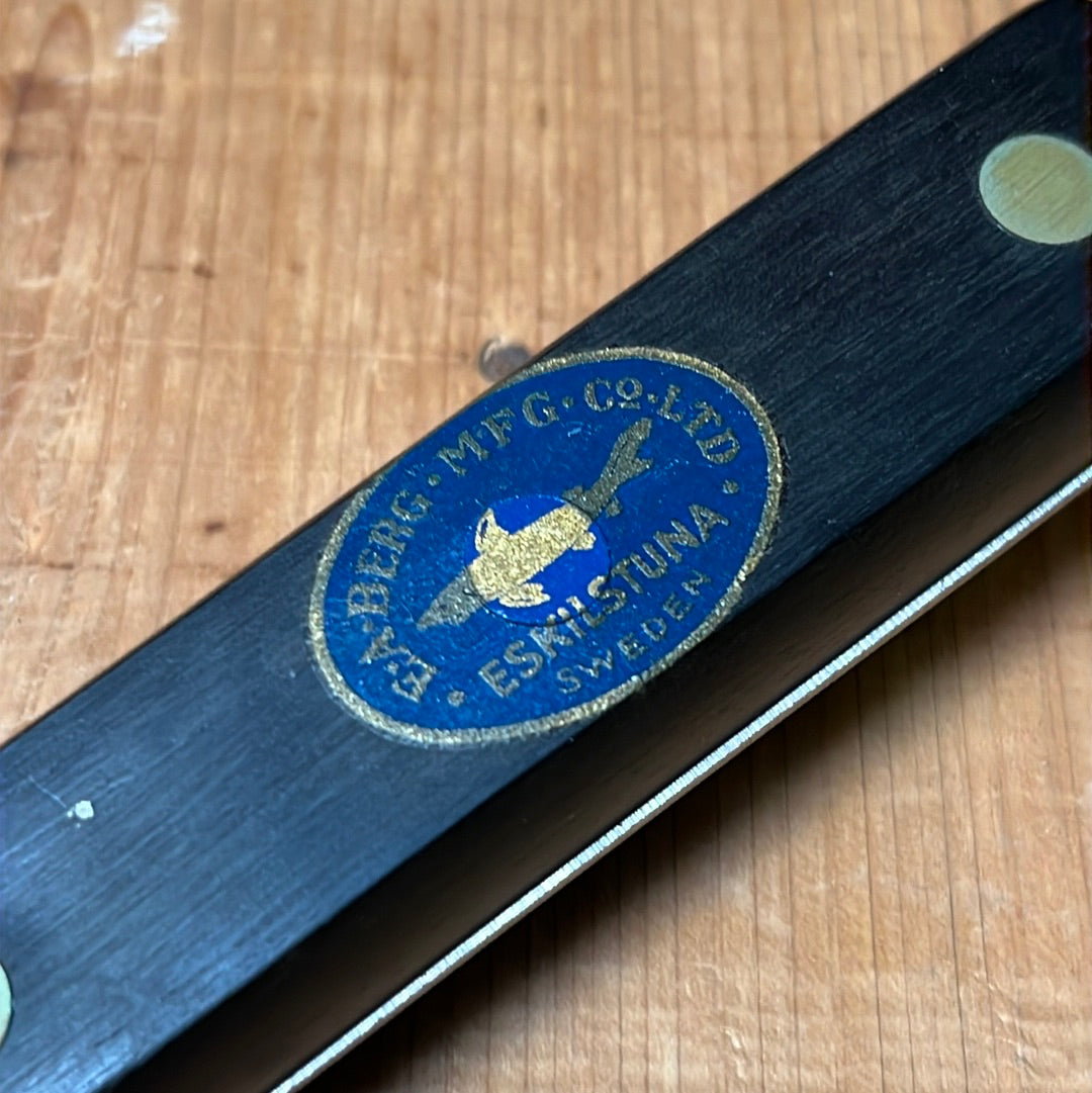 New Old Stock ErikAnton Berg 11.25" Scimitar Stainless Sweden 1950's W Box