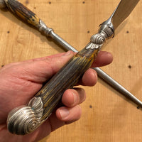 John Bagshaw & Sons Liverpool Carving Knife & Steel C. 1901