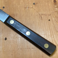 Cattauraugus 7.75” Carving Knife Carbon Steel & Rosewood Little Valley NY C 1900-1920